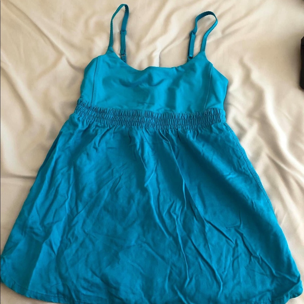 Lululemon Spaghetti strap tank, teal size 4